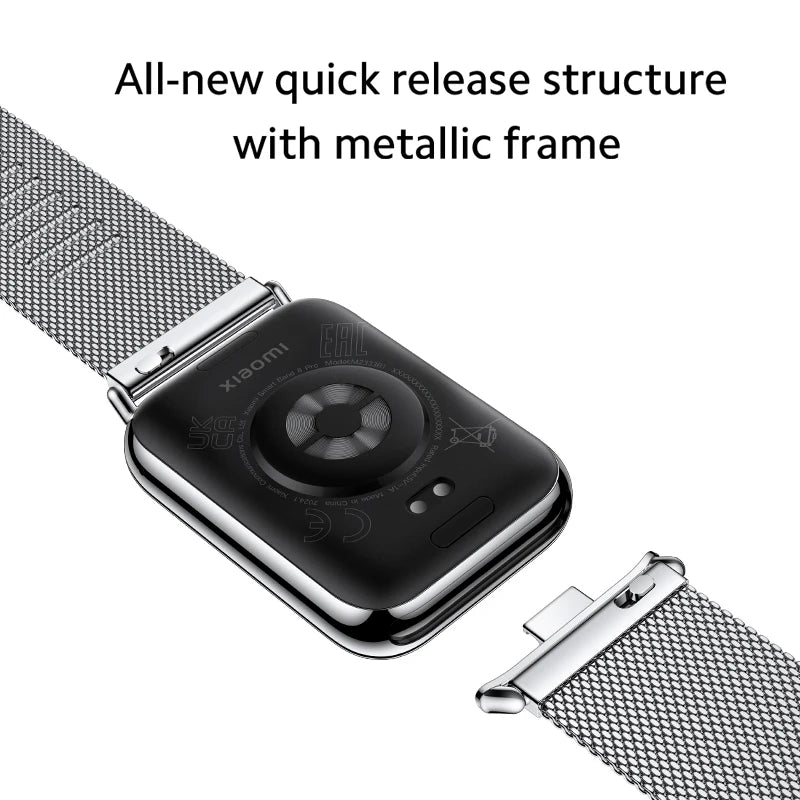 World Premiere Global Version Xiaomi Smart Band 8 Pro 1.74” AMOLED display Built-in GNSS Up to 14-day battery life Smart Band