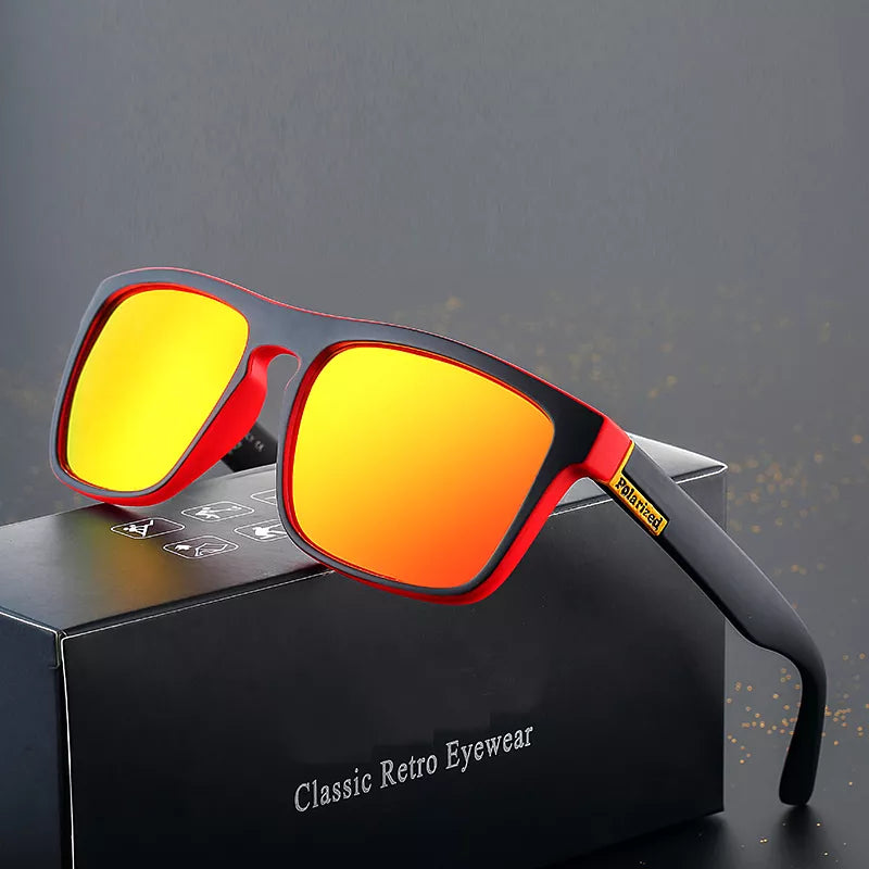 Lunettes de soleil polarisées UV 400 Chic & Charm Hommes Femmes/Sports Lunettes réfléchissantes avec Sports d'été en plein air Conduite Pêche Lunettes d'alpinisme Hommes