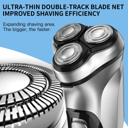 ENCHEN Blackstone Electrical Rotary Shaver for Men 3D Floating Blade Washable Type-C USB Rechargeable Shaving